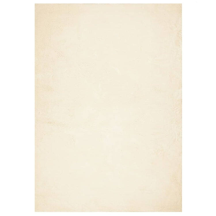 Vidaxl Teppich Huarte Low -Pile Weichwaschbar 120x170 cm Creme