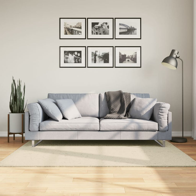 Vidaxl Teppich Huarte Low -Pile Weichwaschbar 120x170 cm Creme