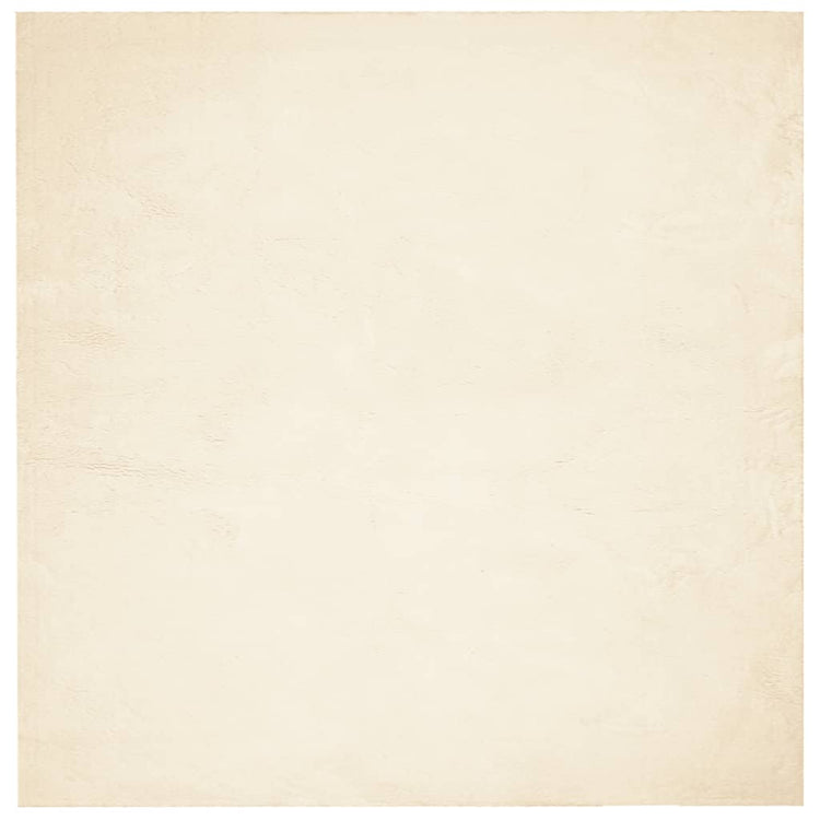 Vidaxl Teppich Huarte niedrig -pile weichwaschbar 200x200 cm Creme