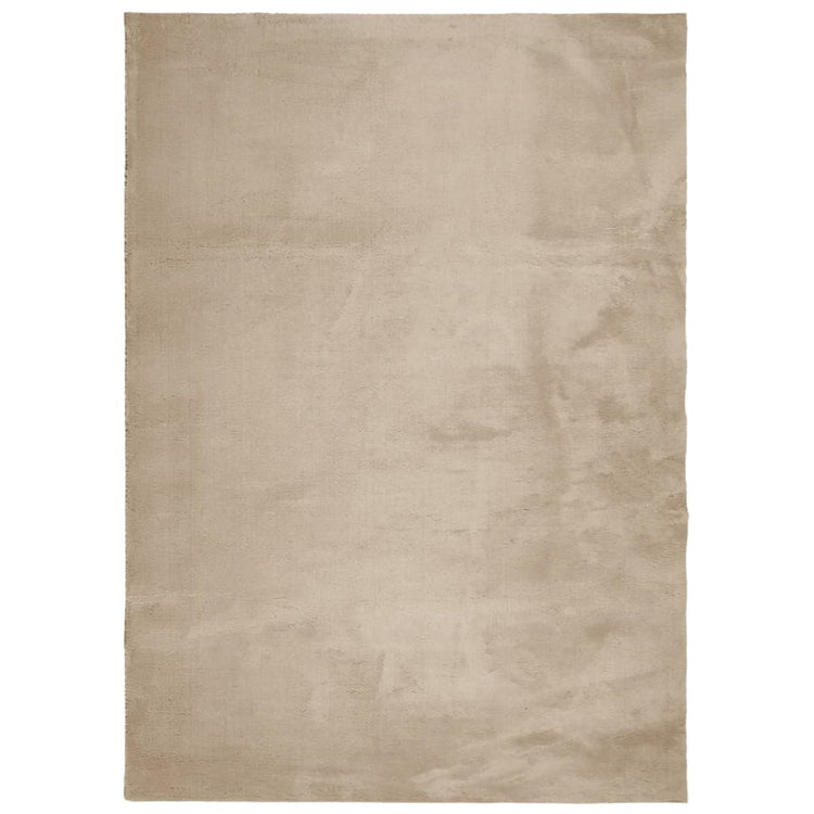 Vidaxl Teppich Huarte Low -Molzen weichwaschbar 240x340 cm Sand -Colored
