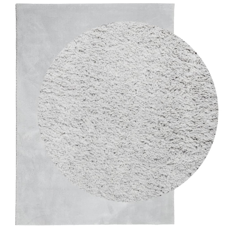 Vidaxl Teppich Huarte niedrig -molende Weichwaschbar 120x170 cm Grau