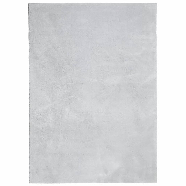 Vidaxl Teppich Huarte niedrig -molende Weichwaschbar 140x200 cm Grau