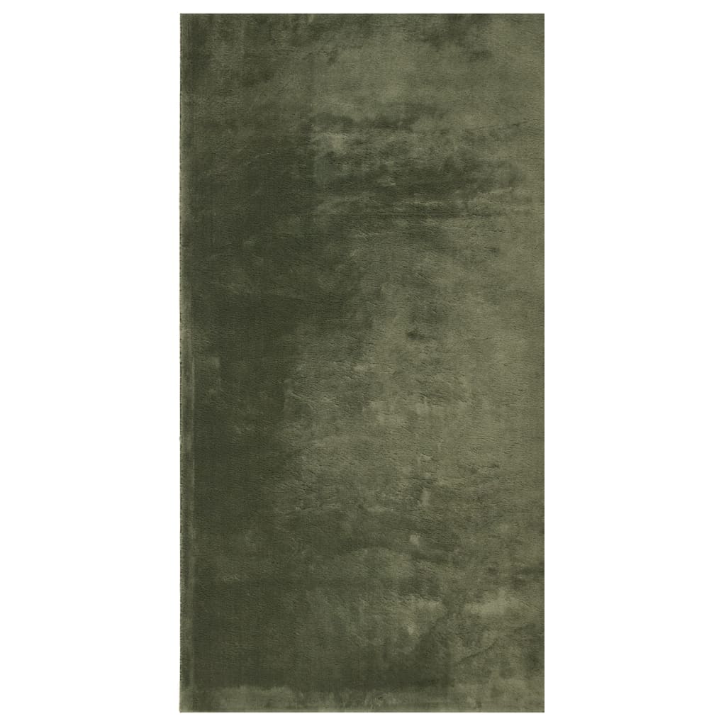 Vidaxl Teppich Huarte niedrig -molende Weichwaschbar 80x150 cm Waldgrün