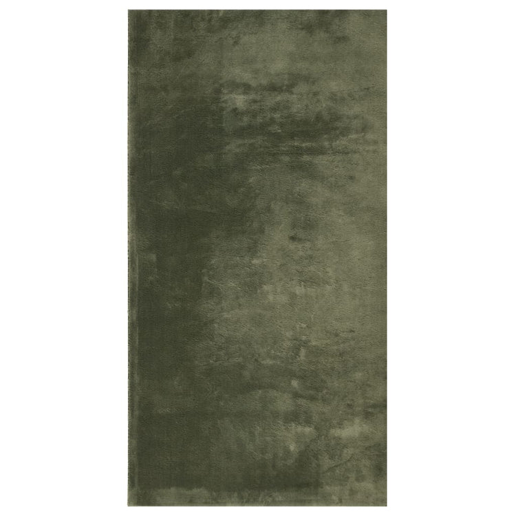 Vidaxl Teppich Huarte niedrig -molende Weichwaschbar 80x150 cm Waldgrün