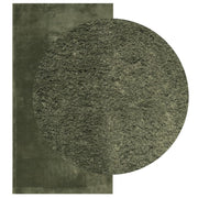 Vidaxl Teppich Huarte niedrig -molende Weichwaschbar 80x150 cm Waldgrün - afbeelding 3