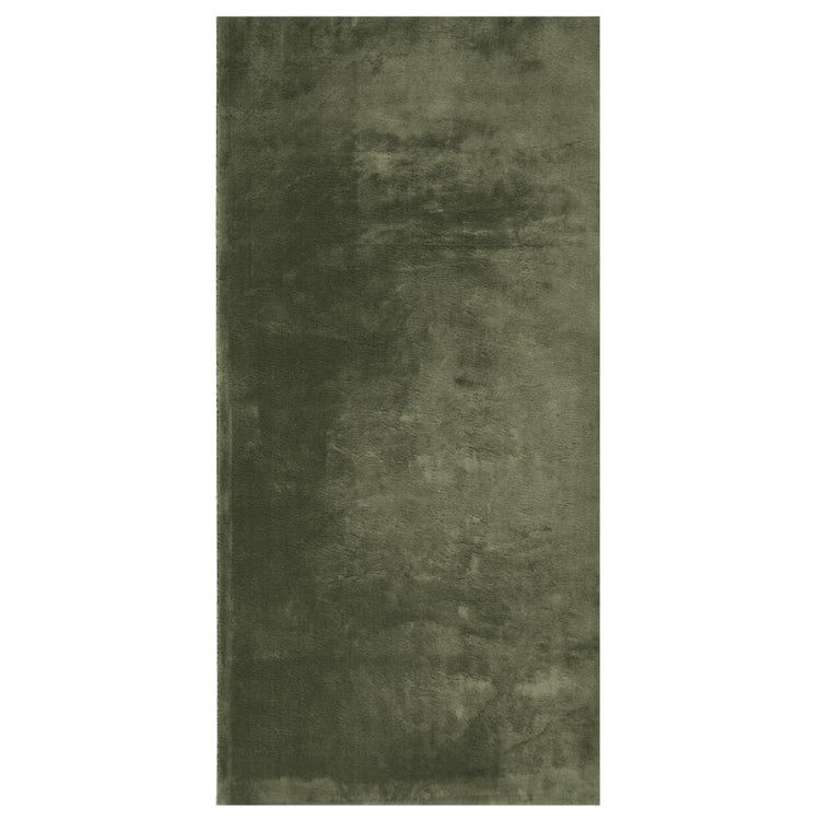 Vidaxl Teppich Huarte niedrig -molende Weichwaschbar 100x200 cm Waldgrün
