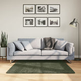 Vidaxl Teppich Huarte Low -Molzen weiche Waschable 120x120 cm Waldgrün - afbeelding 1