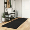 Vidaxl Teppich Huarte niedrig -molelweichwaschbar 80x250 cm schwarz