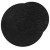 Vidaxl Teppich Huarte niedrig -molsenweichwaschbar Ø 80 cm schwarz