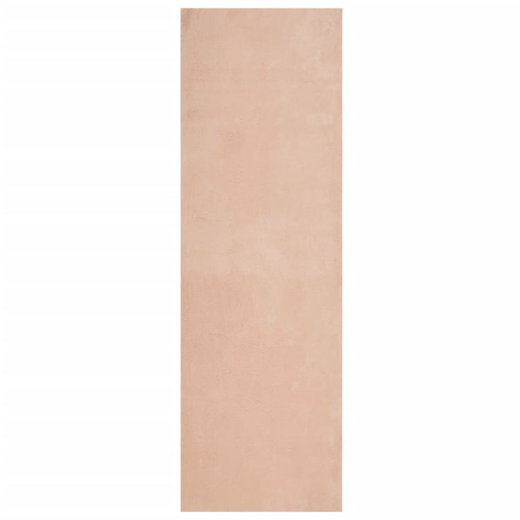 Vidaxl Teppich Huarte niedrig -pile weichwaschbar 80x250 cm Pink