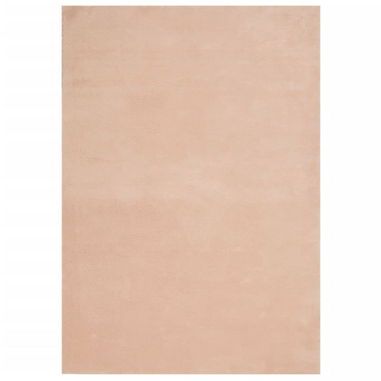 Vidaxl Teppich Huarte niedrig -pile weichwaschbar 140x200 cm rosa
