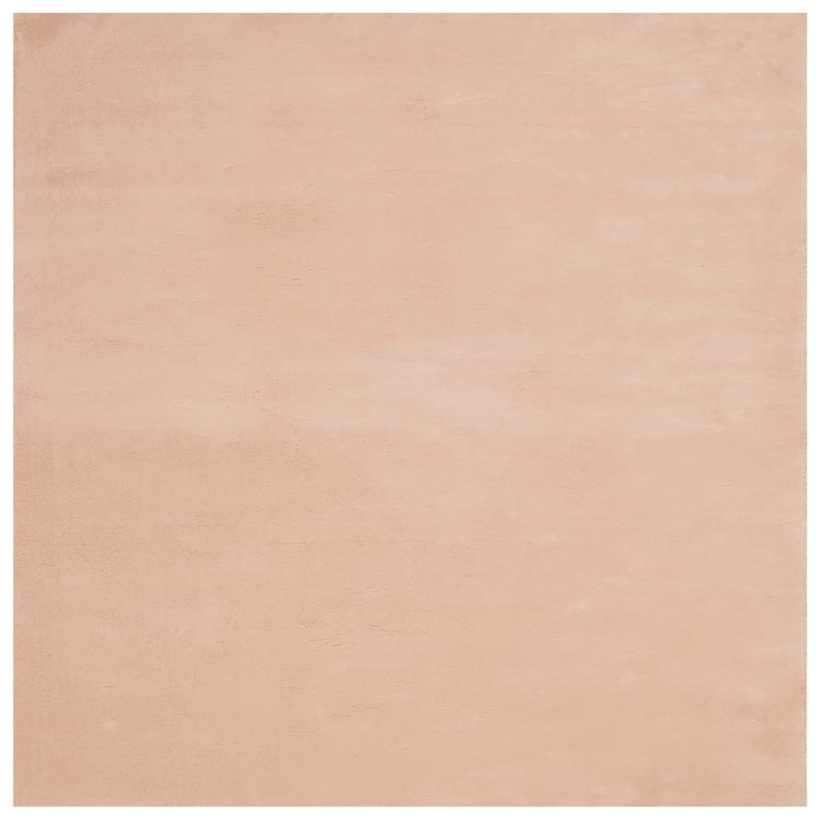Vidaxl Teppich Huarte niedrig -pile weichwaschbar 200x200 cm rosa