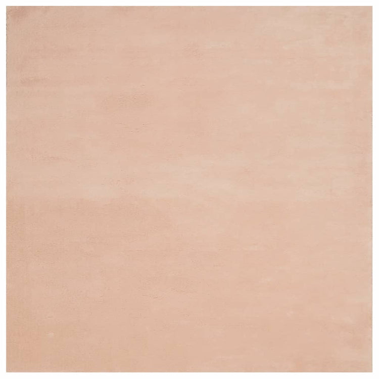 Vidaxl Teppich Huarte niedrig -pile weichwaschbar 240x240 cm rosa