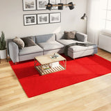 Vidaxl Teppich Huarte niedrig -molende weichwaschbar 200x280 cm rot - afbeelding 1