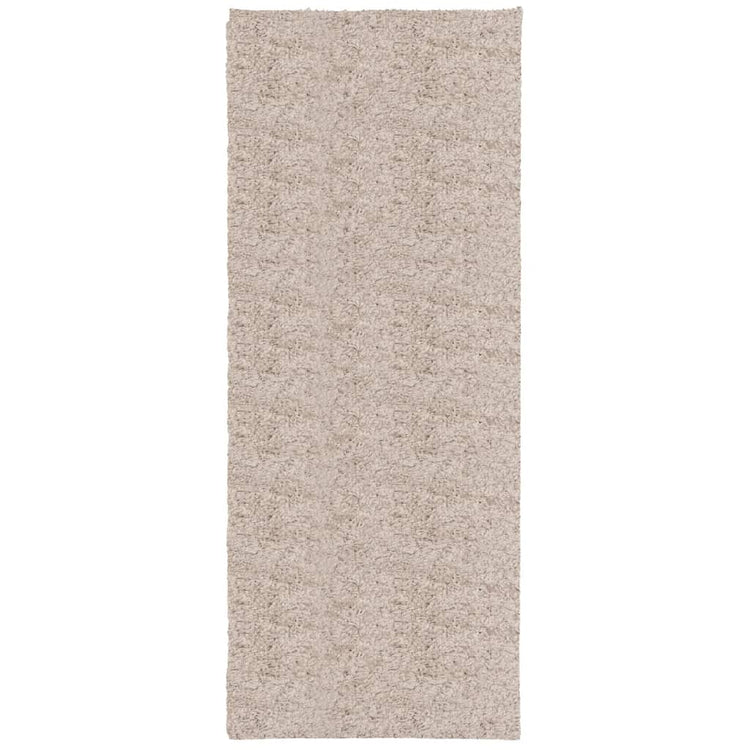 Vidaxl Teppich Pamplona Shaggy hochmoderne 80x200 cm Beige