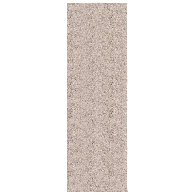 Vidaxl Teppich Pamplona Shaggy hochmoderne 80x250 cm Beige