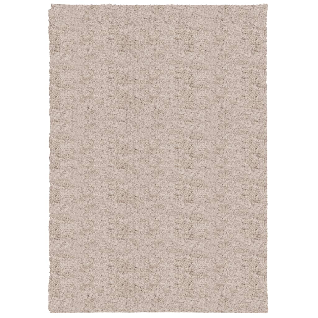 Vidaxl Teppich Pamplona Shaggy hochmoderne 120x170 cm Beige