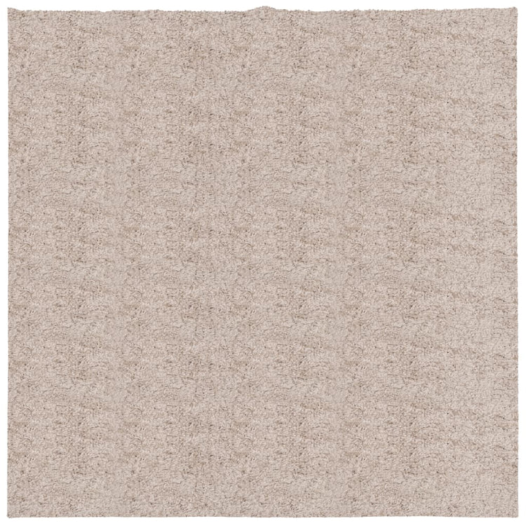 Vidaxl Teppich Pamplona Shaggy hochmoderne 160x160 cm Beige