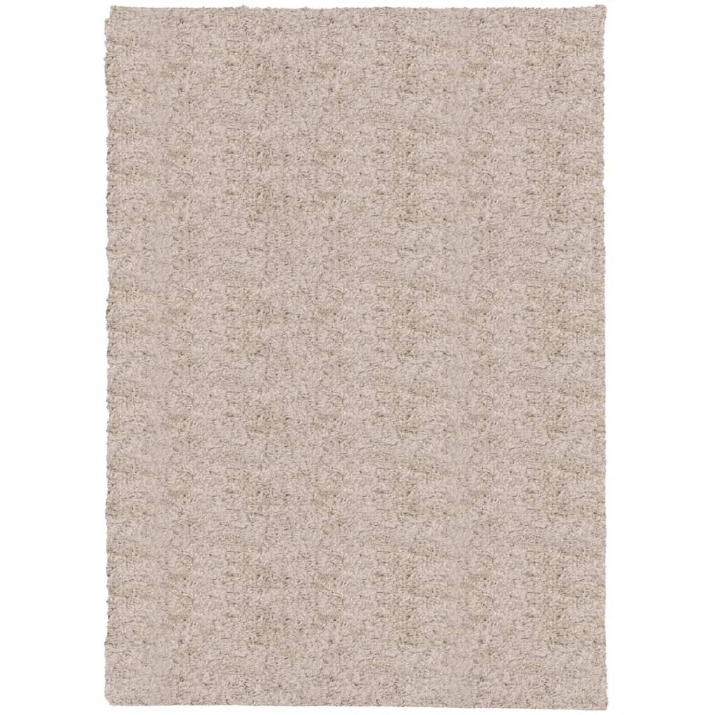 Vidaxl Teppich Pamplona Shaggy hochmoderne 200x280 cm Beige