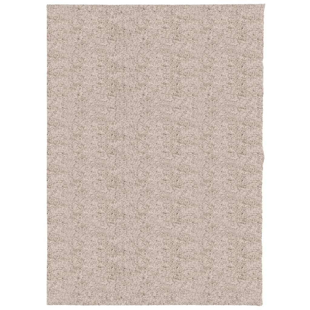Vidaxl Teppich Pamplona Shaggy hochmoderne 240x340 cm Beige