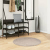 Vidaxl Teppich Pamplona Shaggy hoch modern Ø 80 cm Beige