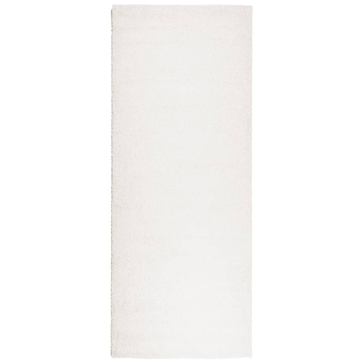 Vidaxl Teppich Pamplona Shaggy hochmoderne 80x200 cm Creme
