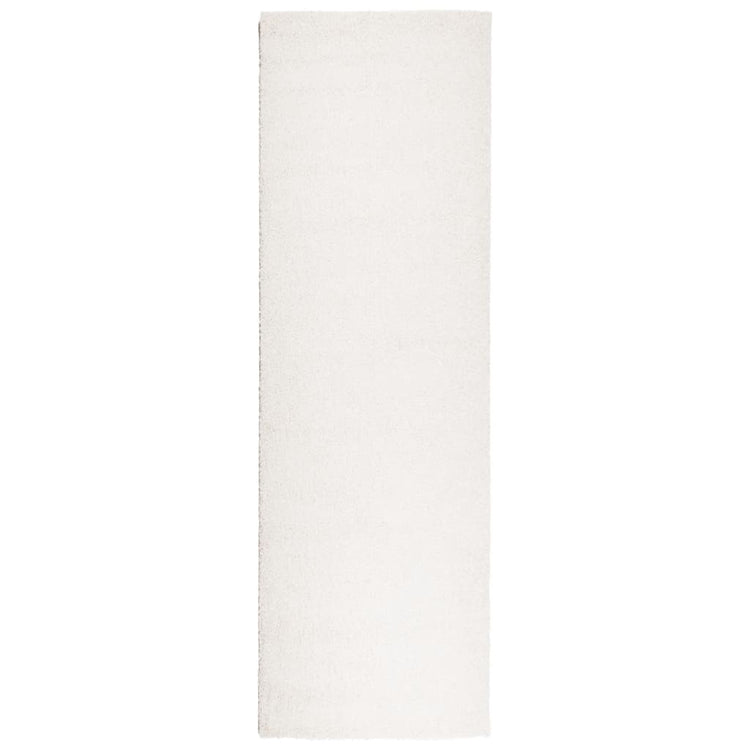Vidaxl Teppich Pamplona Shaggy hochmoderne 80x250 cm Creme