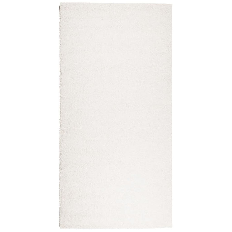 Vidaxl Teppich Pamplona Shaggy hochmoderne 100x200 cm Creme