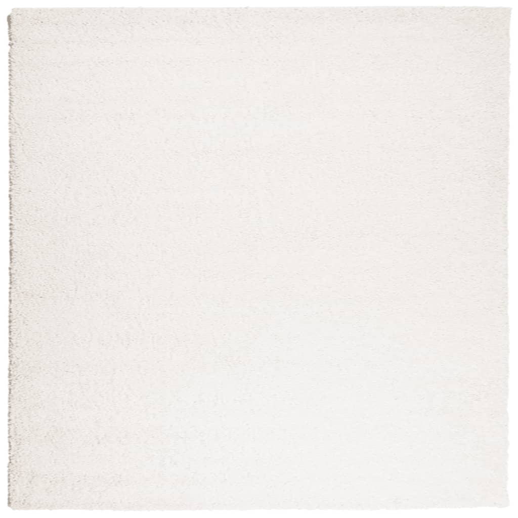 Vidaxl Teppich Pamplona Shaggy hochmoderne 120x120 cm Creme