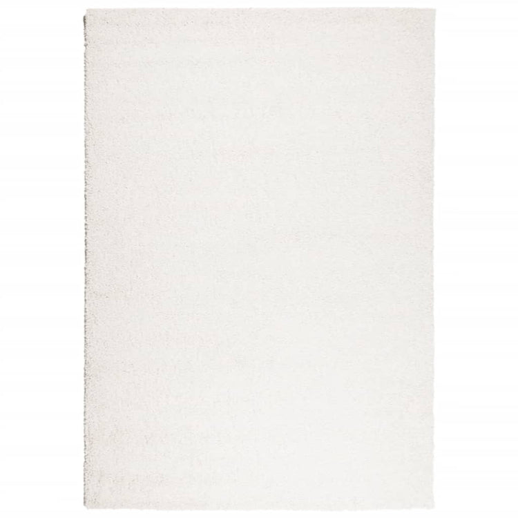 Vidaxl Teppich Pamplona Shaggy hochmoderne 120x170 cm Creme