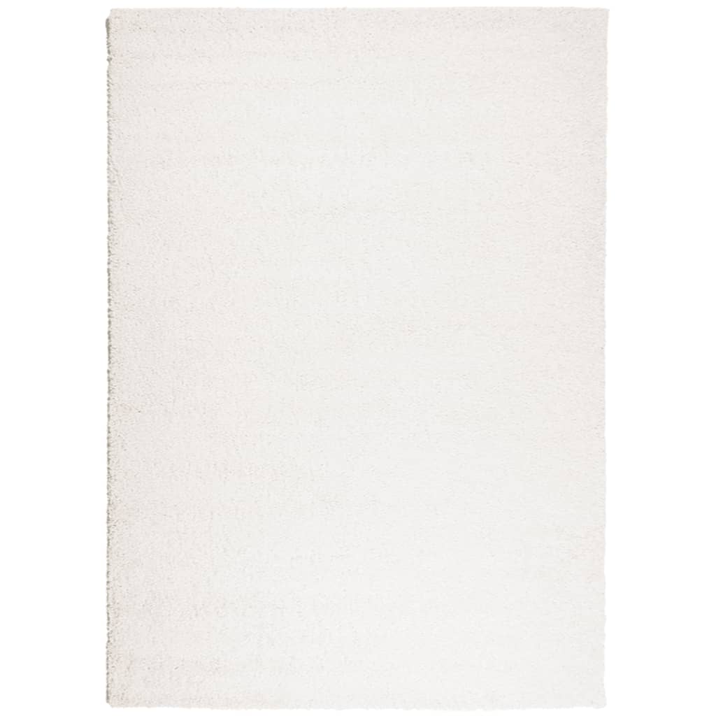 Vidaxl Teppich Pamplona Shaggy hochmoderne 200x280 cm Creme