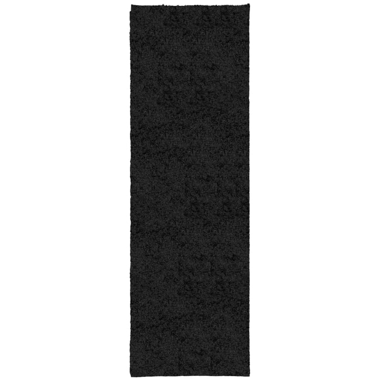 Vidaxl Teppich Pamplona Shaggy hochmoderne 80x250 cm Schwarz