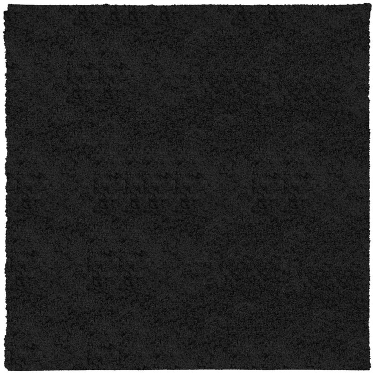 Vidaxl Teppich Pamplona Shaggy hochmoderne 160x160 cm schwarz