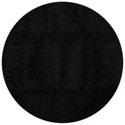 Vidaxl Teppich Pamplona Shaggy hochpol modern Ø 120 cm schwarz - afbeelding 2