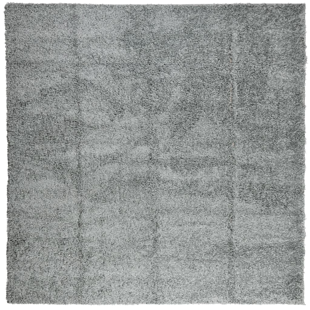 Vidaxl Teppich Shaggy High Stape Moderne 240x240 cm Grün