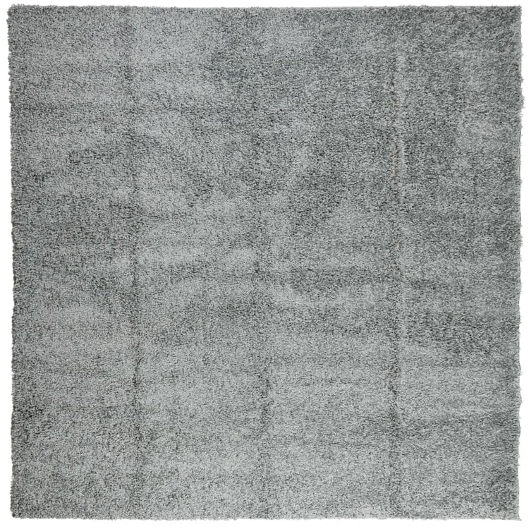 Vidaxl Teppich Shaggy High Stape Moderne 240x240 cm Grün
