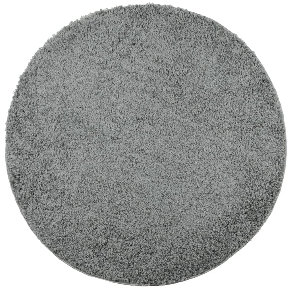 Vidaxl Teppich Pamplona Shaggy hoch modern Ø 120 cm Grün
