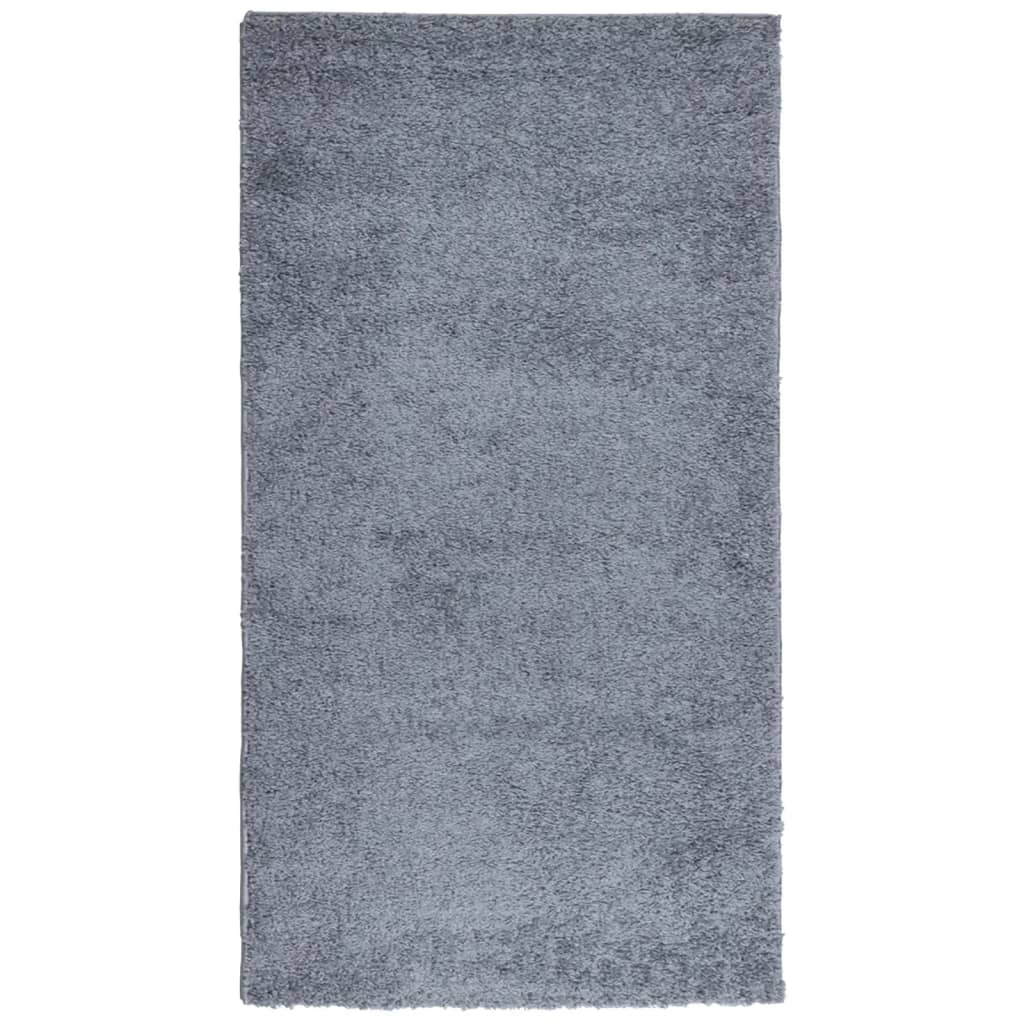 Vidaxl Teppich Pamplona Shaggy hochmoderne 80x150 cm blau