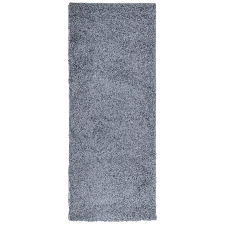 Vidaxl Teppich Pamplona Shaggy hochmoderne 80x200 cm blau