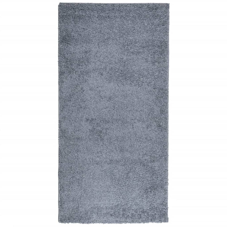Vidaxl Teppich Pamplona Shaggy hochpol moderne 100x200 cm blau
