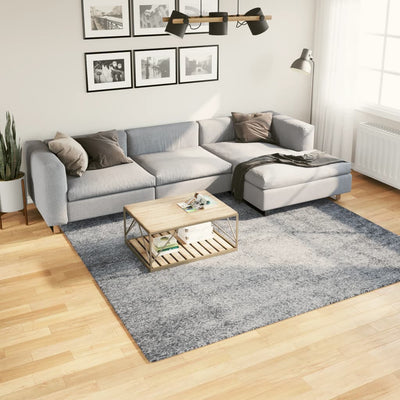 Vidaxl Teppich Pamplona Shaggy hochmoderne 240x240 cm blau
