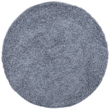 Vidaxl Teppich Pamplona Shaggy hochpol modern Ø 100 cm blau - afbeelding 2