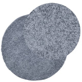 Vidaxl Teppich Pamplona Shaggy hochpol modern Ø 100 cm blau - afbeelding 3