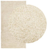 Vidaxl Teppich Shaggy High Stape Moderne 80x150 cm Goldfarbe