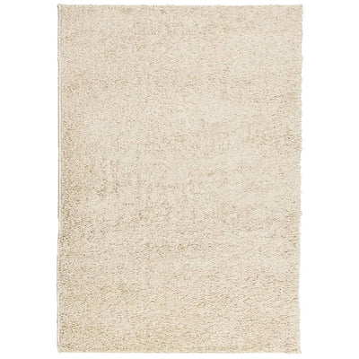 Vidaxl Teppich Shaggy High Stapel moderner 140x200 cm goldfarben