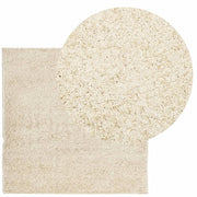 Vidaxl Teppich Pamplona Shaggy hoch moderne 240x240 cm Gold - afbeelding 3