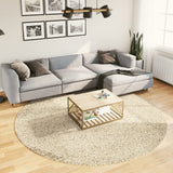 Vidaxl Teppich Pamplona Shaggy hochmoderne Ø 240 cm Goldfarbe - afbeelding 1