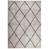 Vidaxl Teppich Pamplona Shaggy SCHAUGE 120 x 170 cm Beige Anthrazit - afbeelding 2