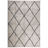 Vidaxl Teppich Pamplona Shaggy hochpapel 160x230 cm Beige Anthrazit - afbeelding 2