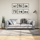 Vidaxl Teppich Pamplona Shaggy hochpapel 160x230 cm Beige Anthrazit - afbeelding 1